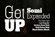 GetUp – Semi Expanded, a Slab Serif Font by groens (Thumbnail 1 of 5)