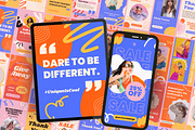 30 Bold Social Media Story Templates, a Templates & Theme by TemplateCastleStore (Thumbnail 4 of 10)