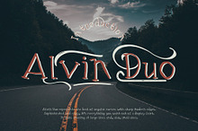 Alvin Duo - 5 Font styles