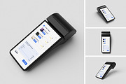 Payment Terminal Mockup, a Device Mockup by swsi-studio (Thumbnail 1 of 5)