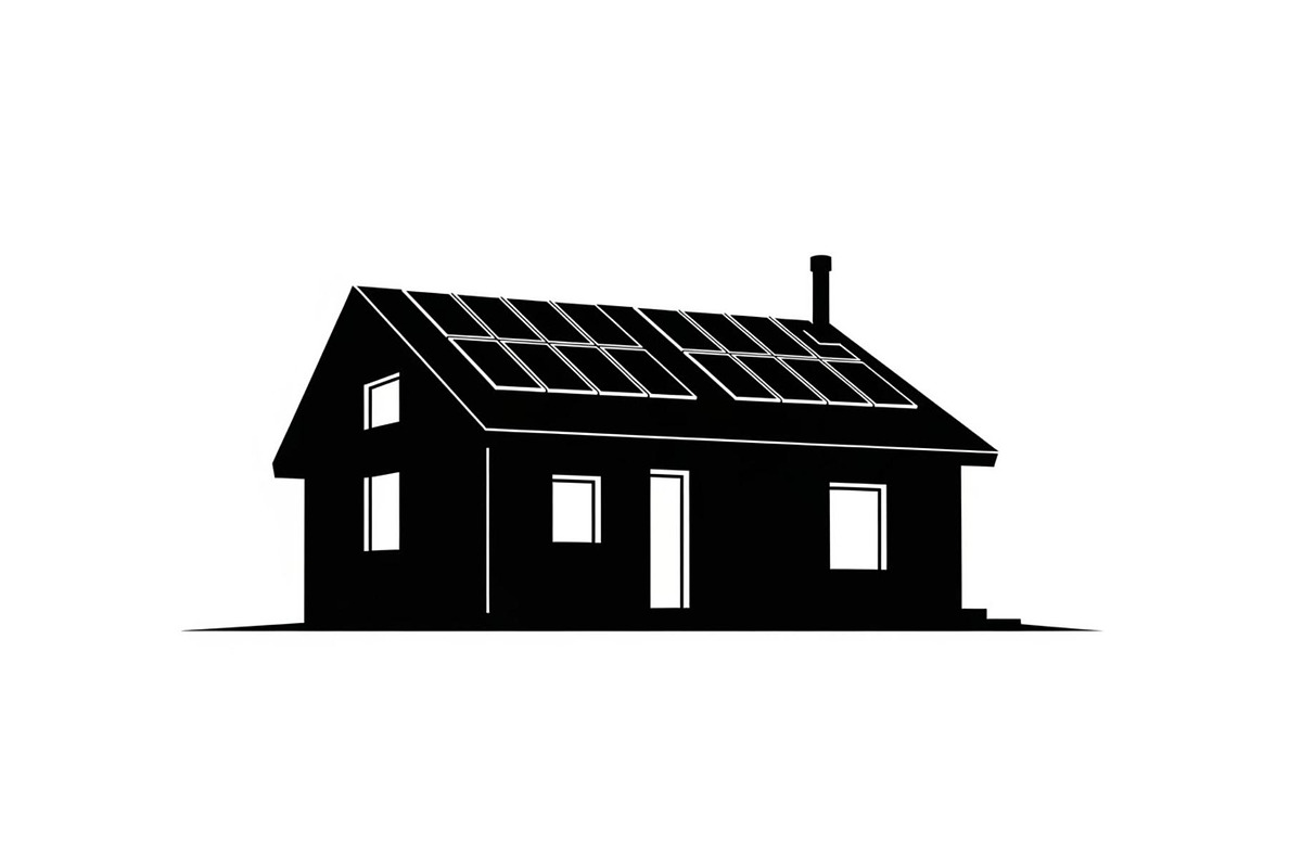 Eco Friendly Solar Home Silhouettes, a Graphic by musafir_fashion (Photo 9 of 13)