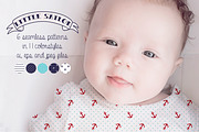 Little Sailor seamless patterns, a Pattern Graphic by White Pony Studio (Thumbnail 1 of 5)