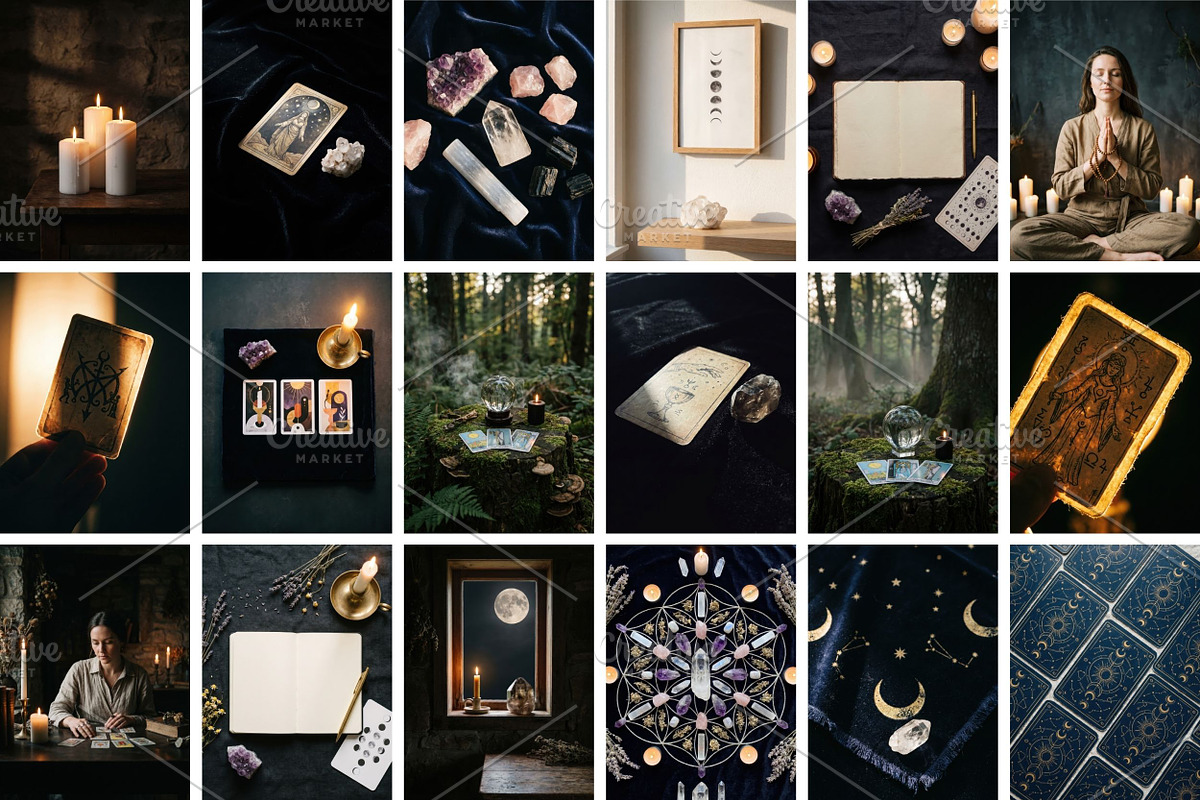 120 Tarot and Spiritual Stock Photos, a Holiday Photo by Selenique Studio (Photo 10 of 10)
