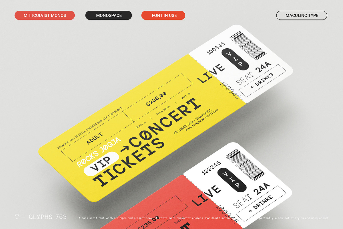 MIT Iculvist Monos | Variable, a Sans Serif Font by Maculinc Type (Photo 11 of 12)