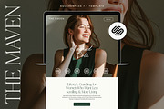 Bold Coaching Web Design Template, a Squarespace Template by Glo Design Studio (Thumbnail 1 of 11)