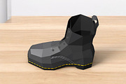 Boots - 3d papercraft, a Print Template by PAPER amaze (Thumbnail 5 of 6)