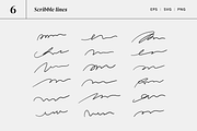 134 Scribbles & circles & underlines, an Object Graphic by Pinkbrush (Thumbnail 7 of 9)