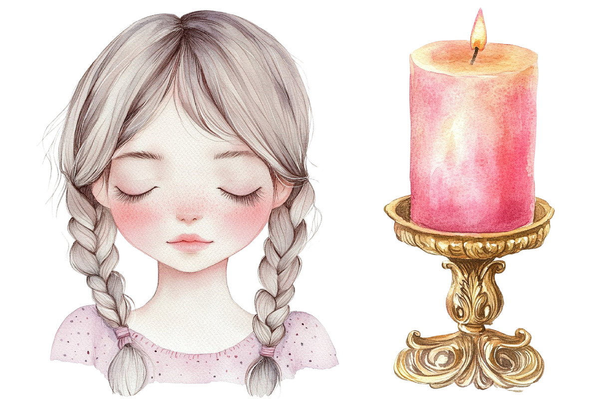 Watercolor Pink Coquette Aesthetics, a Seasonal Illustration by CitraGraphics (Photo 4 of 6)