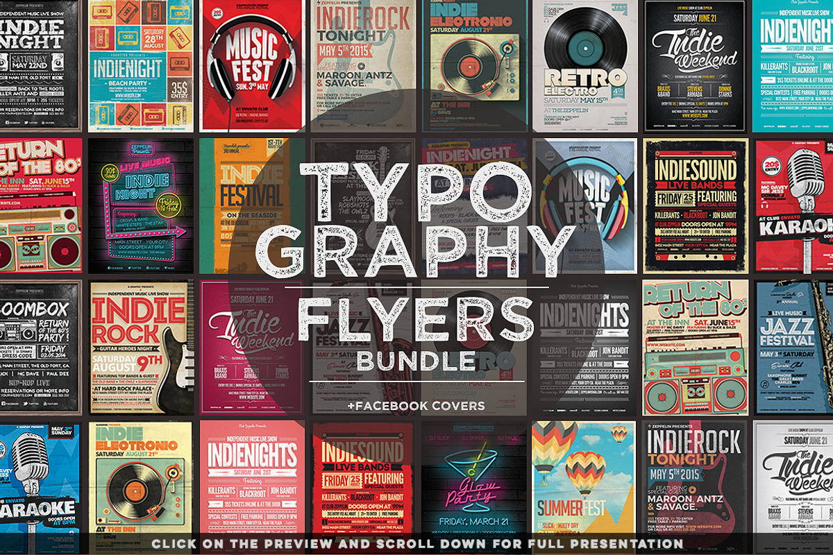 100+ Flyers Bundle + Covers, a Flyer Template by Graphicdome (Photo 2 of 9)