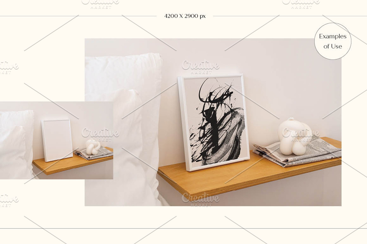 Photo Frame Mockup Bundle, a Print Template by LOPEstudio (Photo 9 of 11)