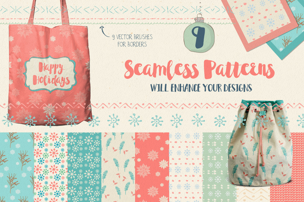 Winter Tales Font Trio + extras preview 6