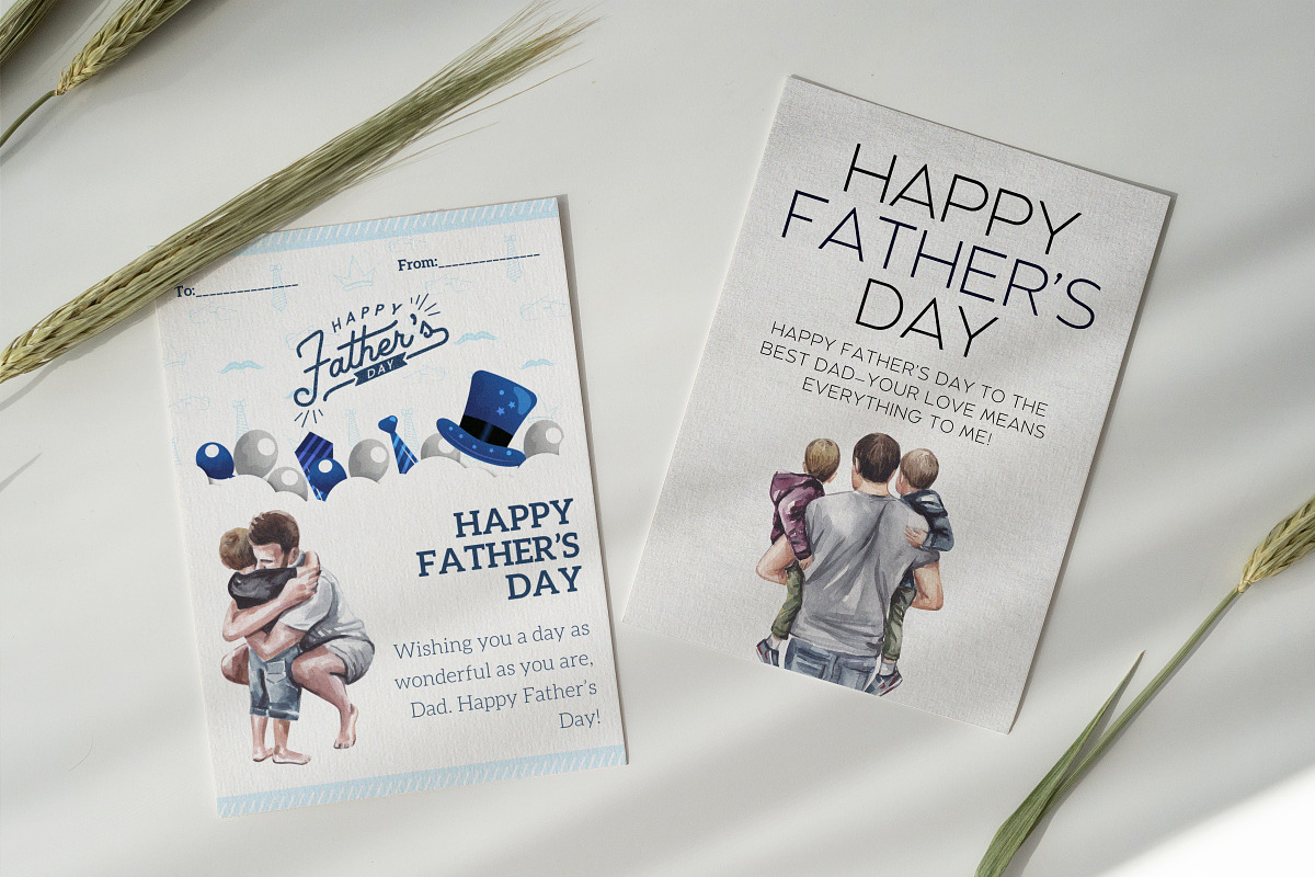 Father's Day Card PDF, a Design Template by Snapybiz (Photo 5 of 9)
