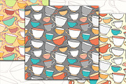Teatime seamless patterns set, a Pattern Graphic by IreneArt illustrations (Thumbnail 2 of 5)