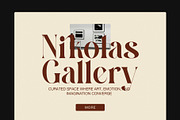 Gitson Elegant Serif Font, a Serif Font by Graphicxell (Thumbnail 5 of 8)