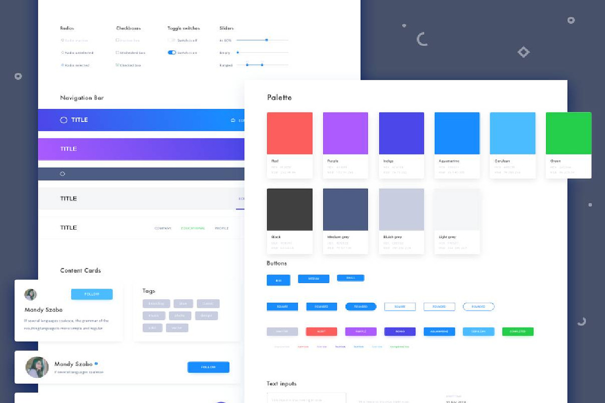 Creative Elements UI Kit, an UI Kit Template by EpicShop (Photo 7 of 9)