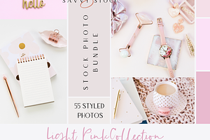 Stock Photo Bundle - Light Pink