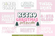 RETRO CHRISTMAS FONT BUNDLE V1