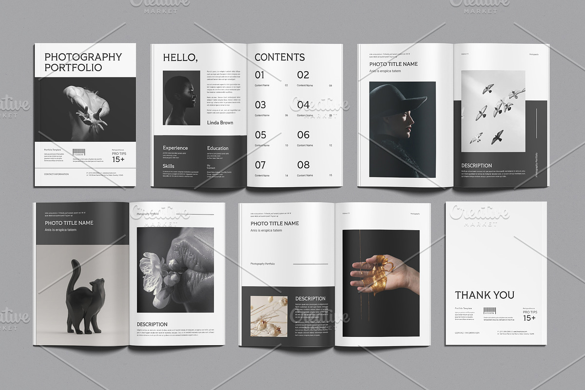 Photography Portfolio Layout, a Magazine Template by ClickPaint_Studio (Photo 1 of 4)