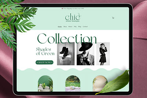 Aesthetic Green Shopify Theme