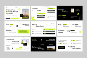 Energy Solution Pitch Deck Slides, a Presentation Template by fakhroo