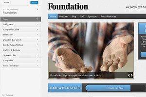 Foundation Nonprofit WordPress Theme