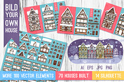 Big Set Home Creator Houses, a Graphic by Iraida_Bearlala (Thumbnail 1 of 7)