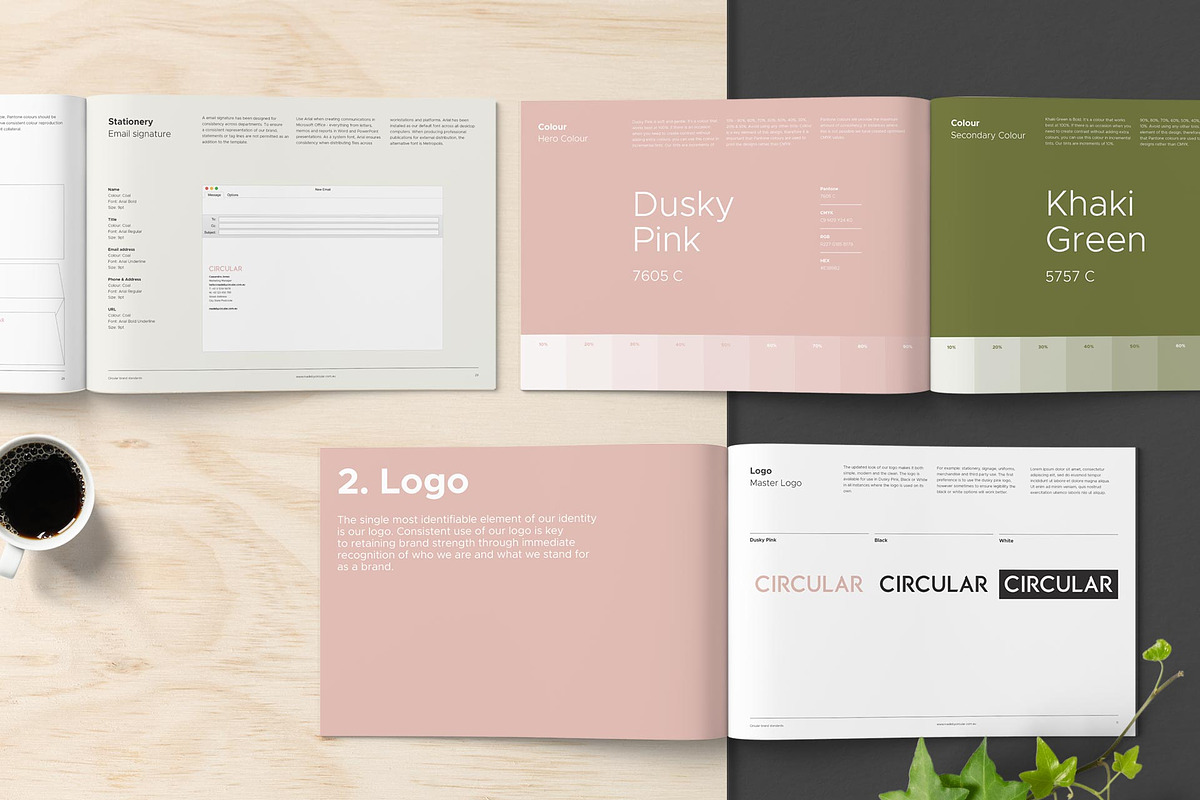 SANTONA / Brand Guidelines, a Brochure Template by Circular (Photo 7 of 11)