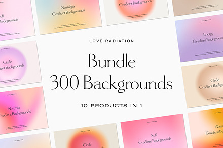 BUNDLE Grainy Gradient Backgrounds