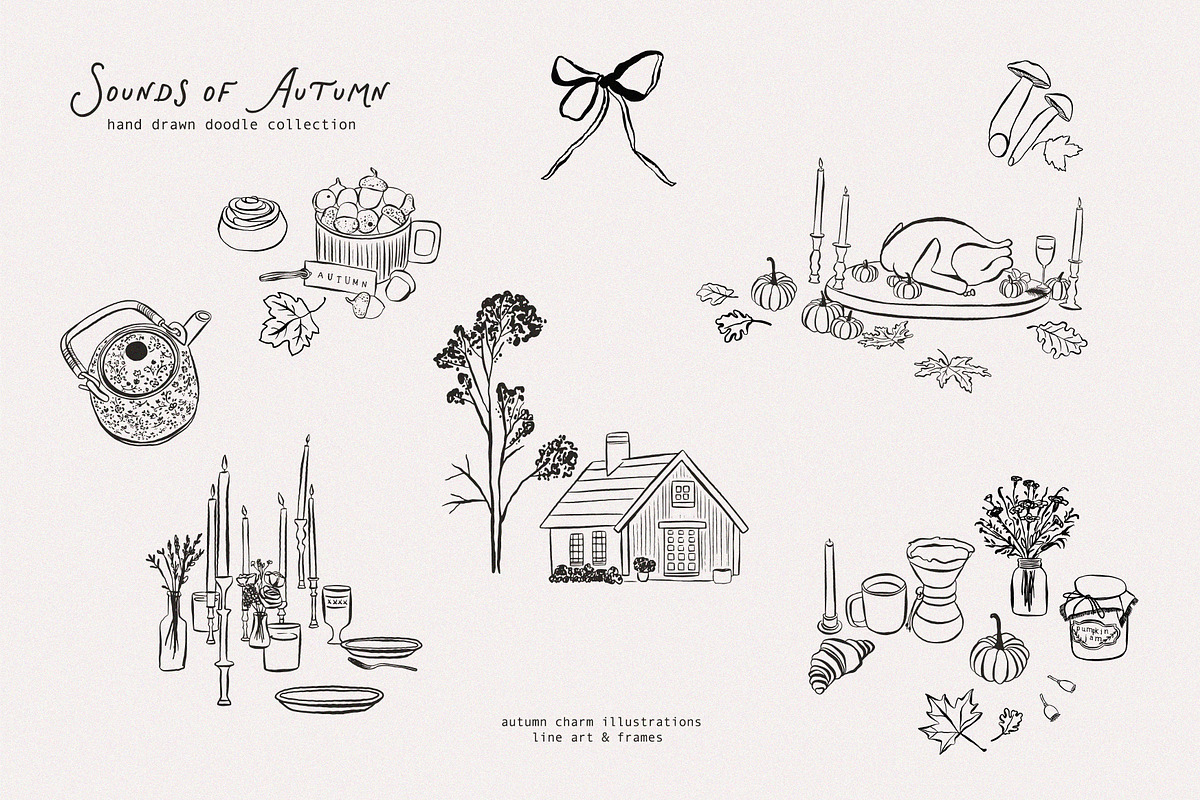 Sounds of Autumn collection, an Object Graphic by lokko studio (Photo 2 of 8)