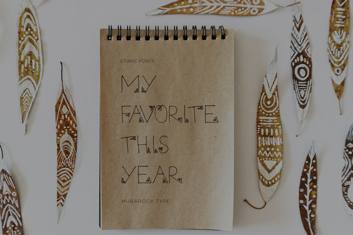 MYETHNIC- Display Font Ethnic, a Font by Pixslides (Photo 2 of 9)