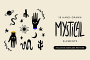 Hand-Drawn Mystical Illustrations, a Decorative Illustration by nyulpsd (Thumbnail 1 of 4)