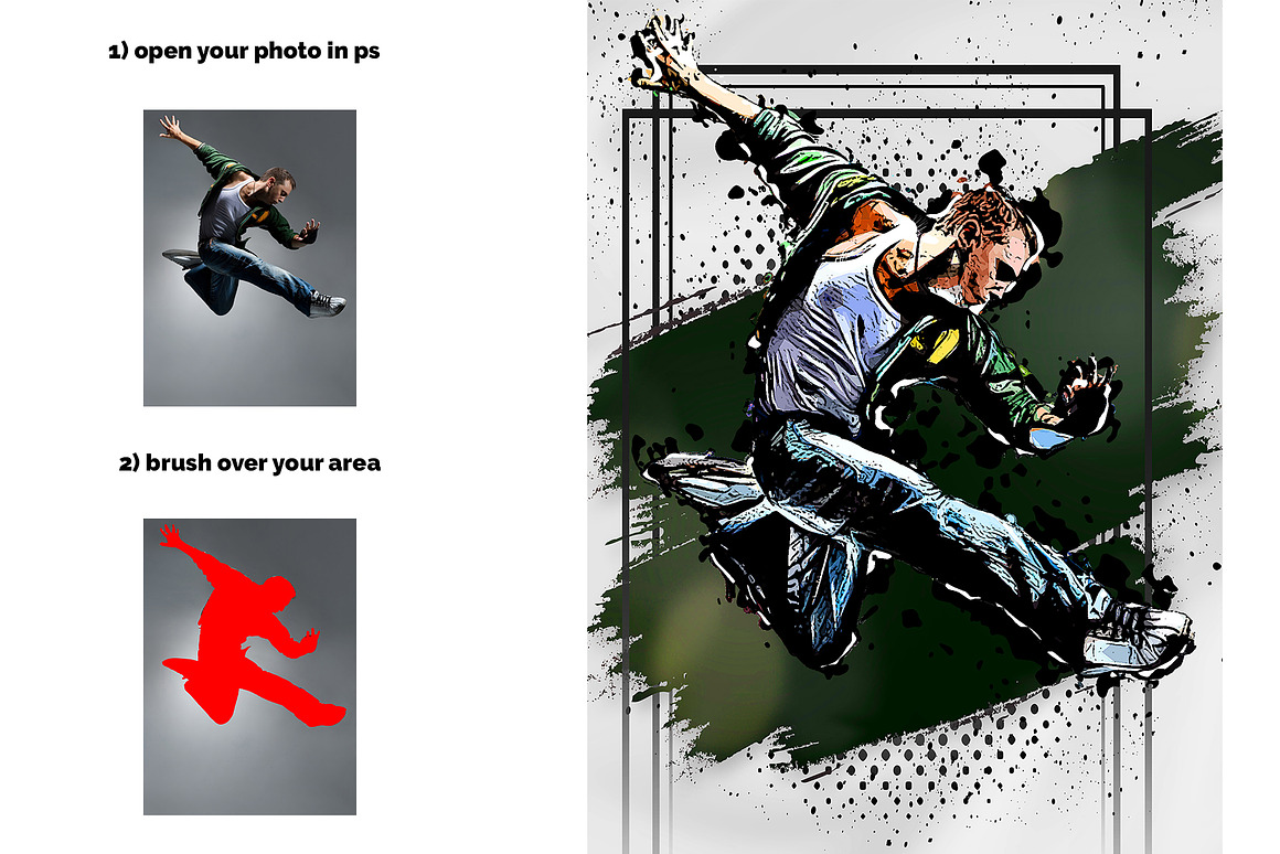 830 Creative Photoshop Action BUNDLE, an Action Add-On by Design Forest (Photo 93 of 133)