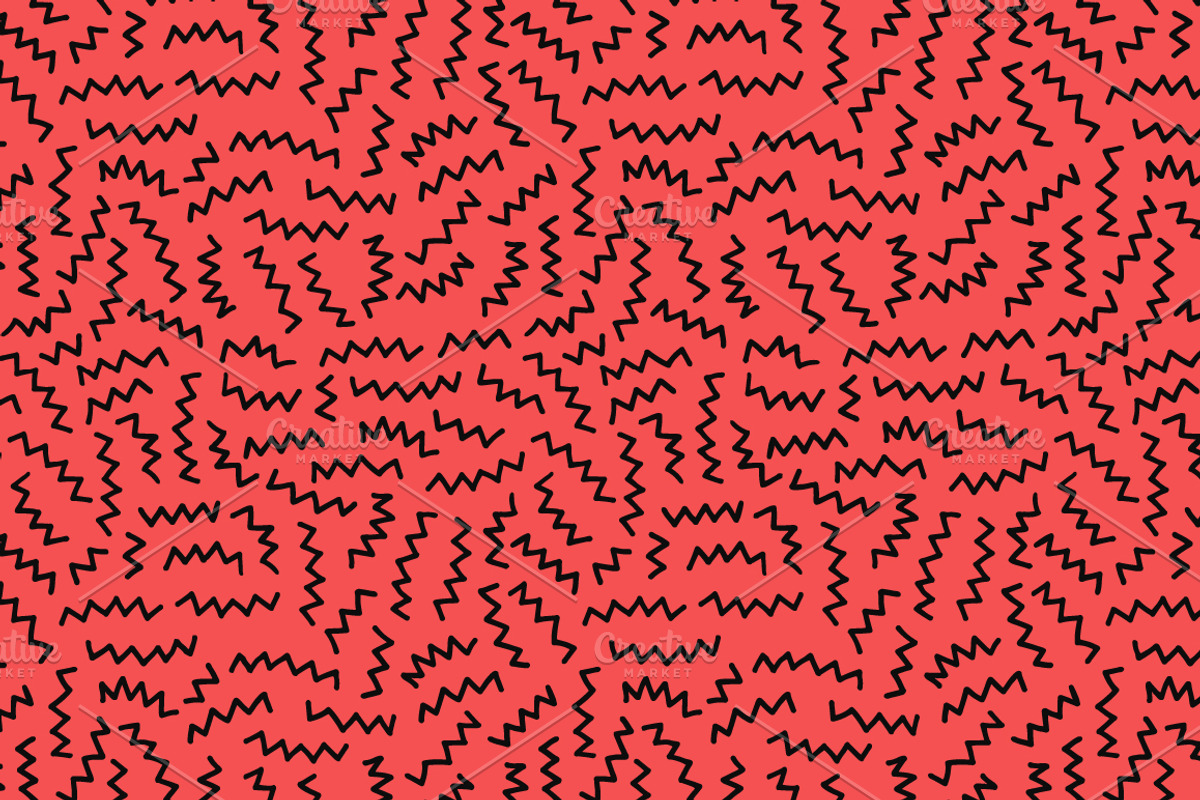 Color hand drawn patterns, a Pattern Graphic by Magnia (Photo 4 of 4)