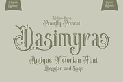 Dasimyra Antique Typeface, a Blackletter Font by TypeClassHeroes (Thumbnail 1 of 10)