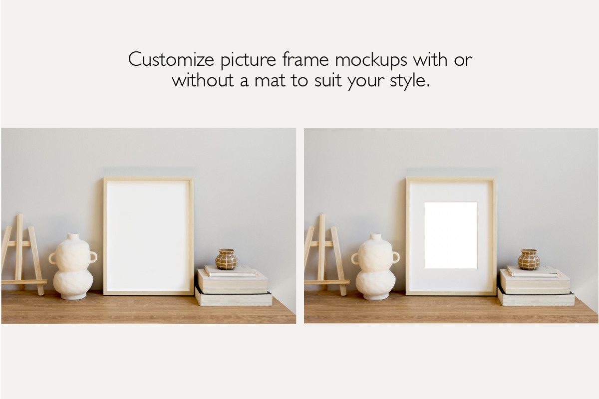 Studio Paper & Frame Mockup Bundle, a Print Template by Leigh the Studio (Photo 7 of 11)