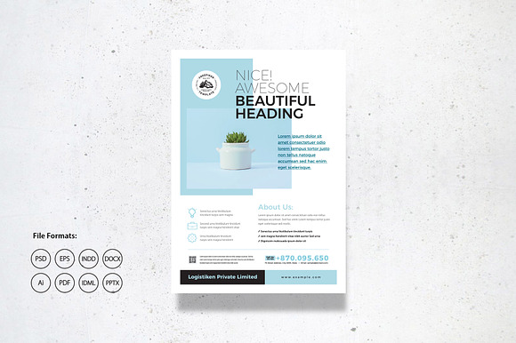 Minimal Corporate Flyer preview 5