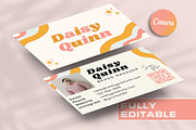 Business Card - Pastel Retro, a Business Card Template by Freedom Business Shop (Thumbnail 1 of 6)