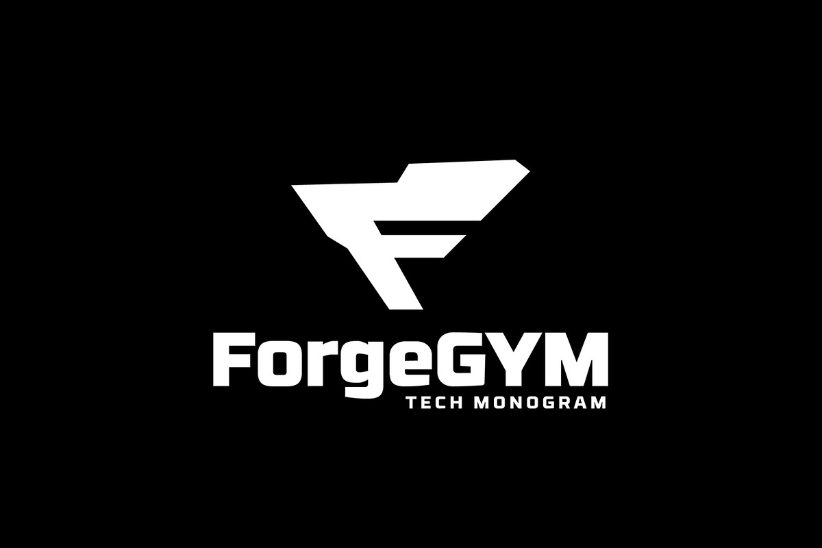 F Letter Logo - Tech IT Industrial, a Branding & Logo Template by Template Dealer