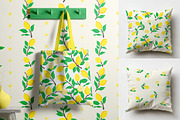 Fresh Lemon Seamless Pattern Set, a Graphic by Asya Melkonyan Patterns (Thumbnail 6 of 14)