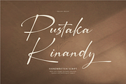 Pustaka Kinandy | Handwritten Script, a Script Font by gracetype_studio (Thumbnail 1 of 12)