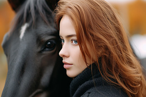 Intimate portrait of a young woman, an Animal Photo by MistyDay