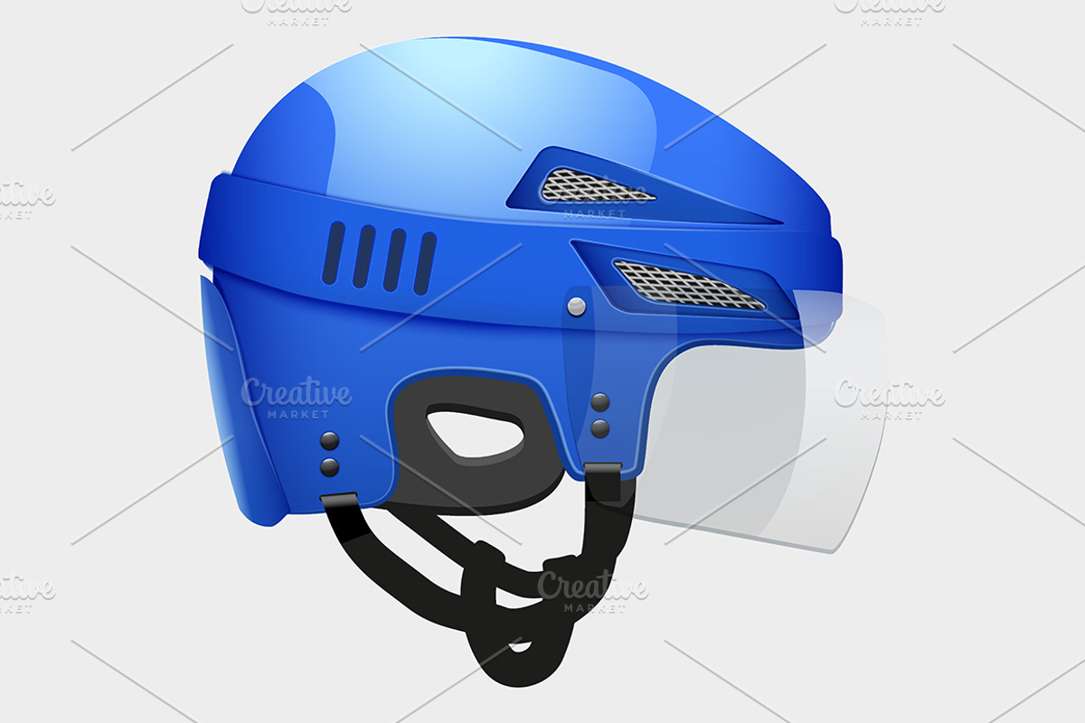 Classic Vector Hockey Helmet Set preview 2