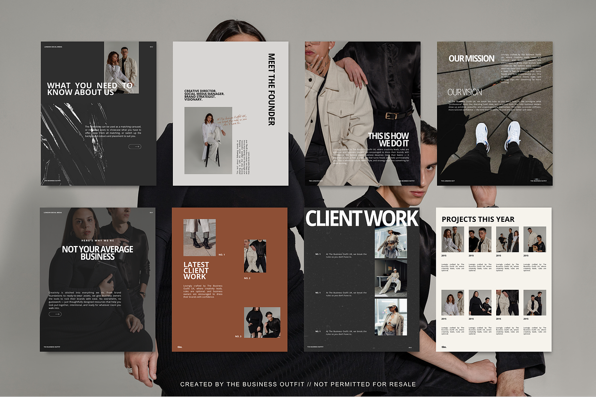 CANVA London Bold Social Media Posts, a Social Media Template by thebusinessoutfit (Photo 11 of 16)