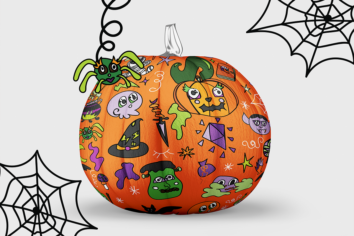 Boooodle O'clock! Doodle Patterns, a Pattern Graphic by maaariabouvier (Photo 3 of 6)