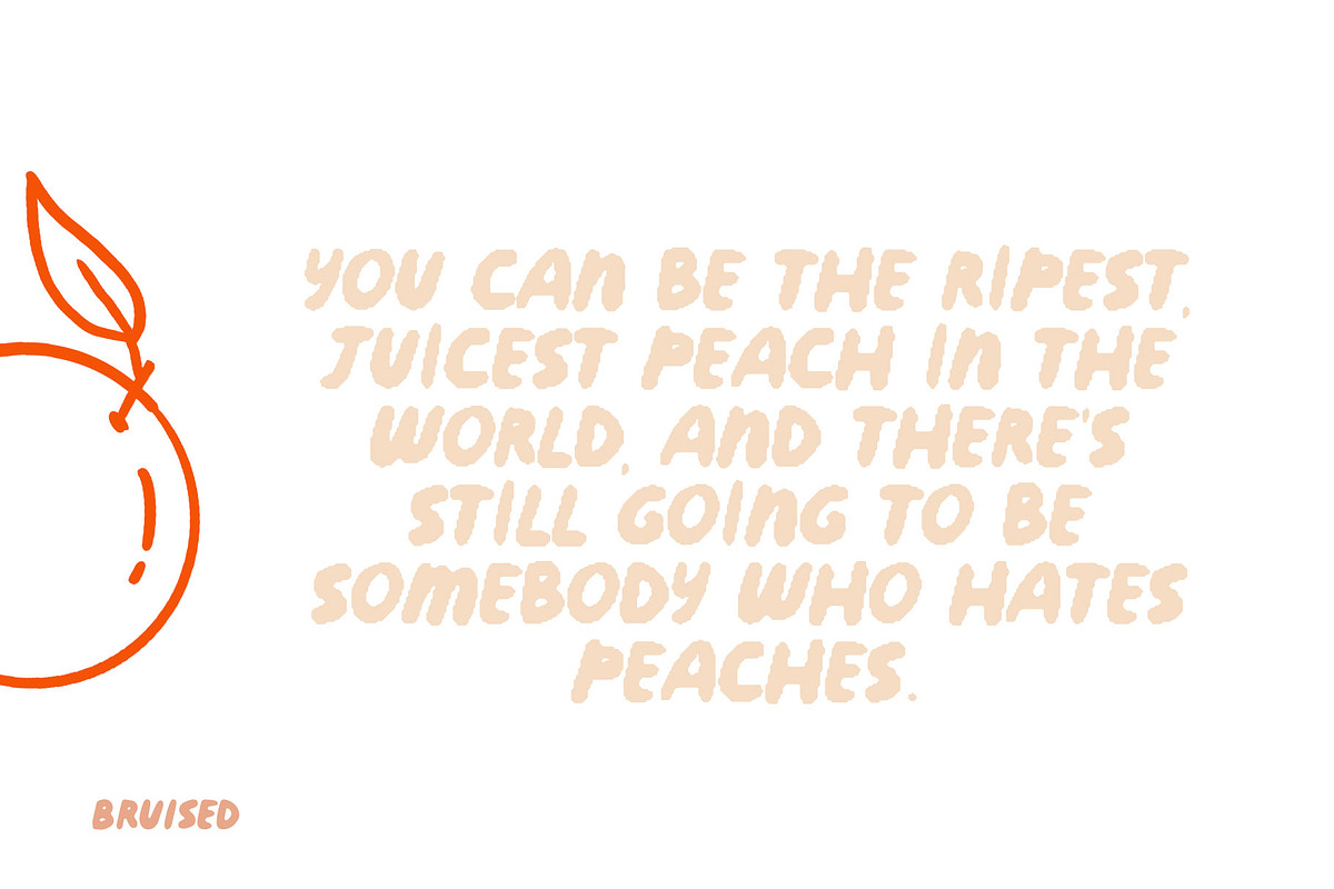 Peaches | Playful Hand-drawn Font, a Font by Rough Patch Studio (Photo 5 of 8)