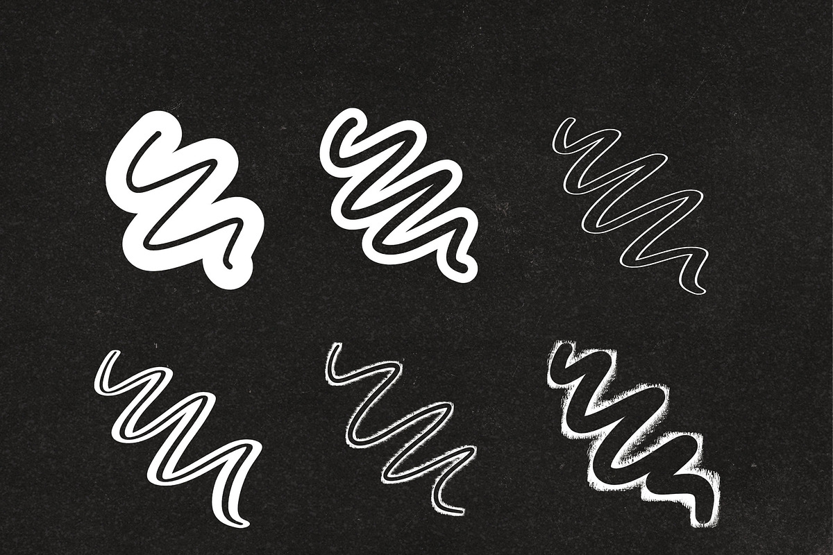 46 Outline brushes procreate, a Brush Add-On by Endete & Mazak brushes (Photo 9 of 9)