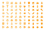 340 Food and Drinks Material Icons, a Solid Icon by Creative Stall (Thumbnail 5 of 7)