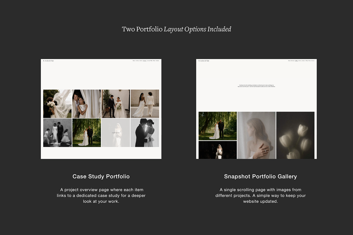Squarespace Photographer Website, a Squarespace Template by Studio TSM (Photo 7 of 16)