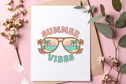 Vintage Beach Summer Sublimation, an Illustration by SinaCreation (Thumbnail 8 of 11)