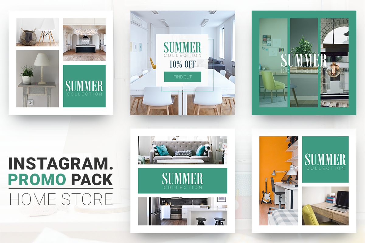 Multipurpose Instagram Promo Pack, a Social Media Template by kleonz (Photo 2 of 4)